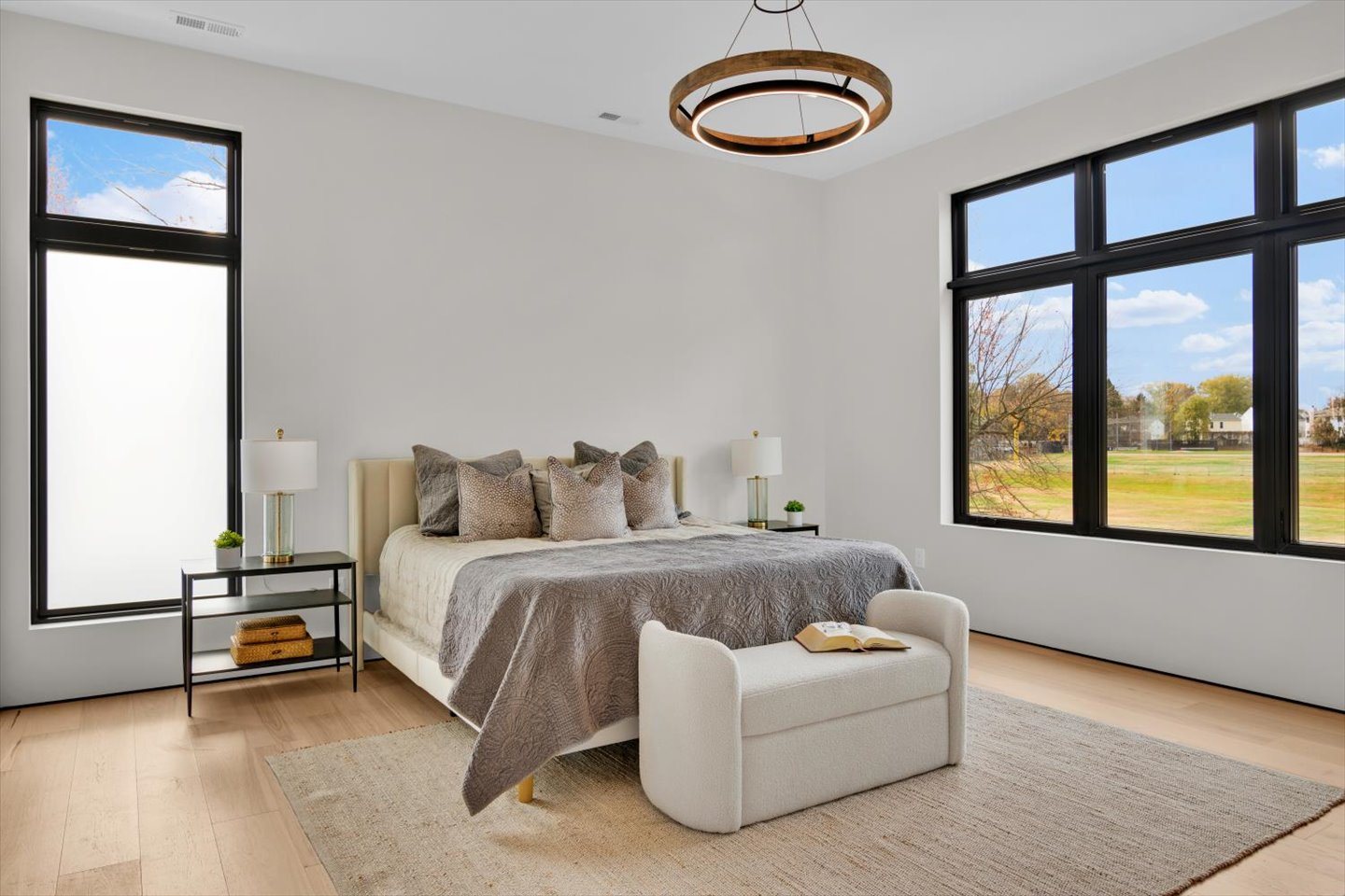 Primary Suite Bedroom Staged